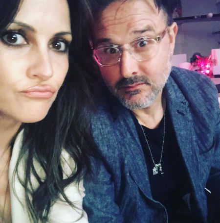 Christina McLarty with her husband David Arquette.